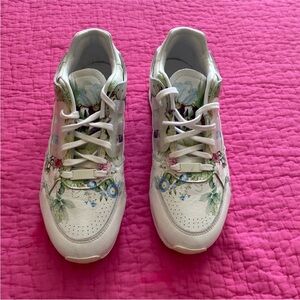 Adidas x Meissen leather floral sneakers, men 7,5